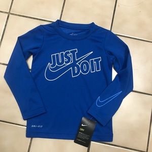 NWT Nike Dri-Fit Long Sleeve Shirt Top